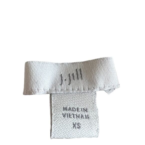 J. Jill Gray & Navy Striped Soft Oversized Cowl Neck Tunic Sweater Sz S - Picture 13 of 15